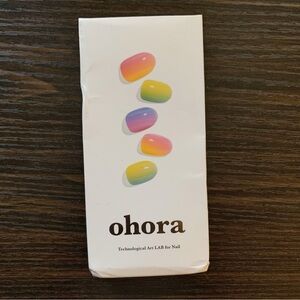 Ohora N Pastel ND-211 Semi-Cured Gel Nail Strips – Rainbow Ombre (30 pcs)